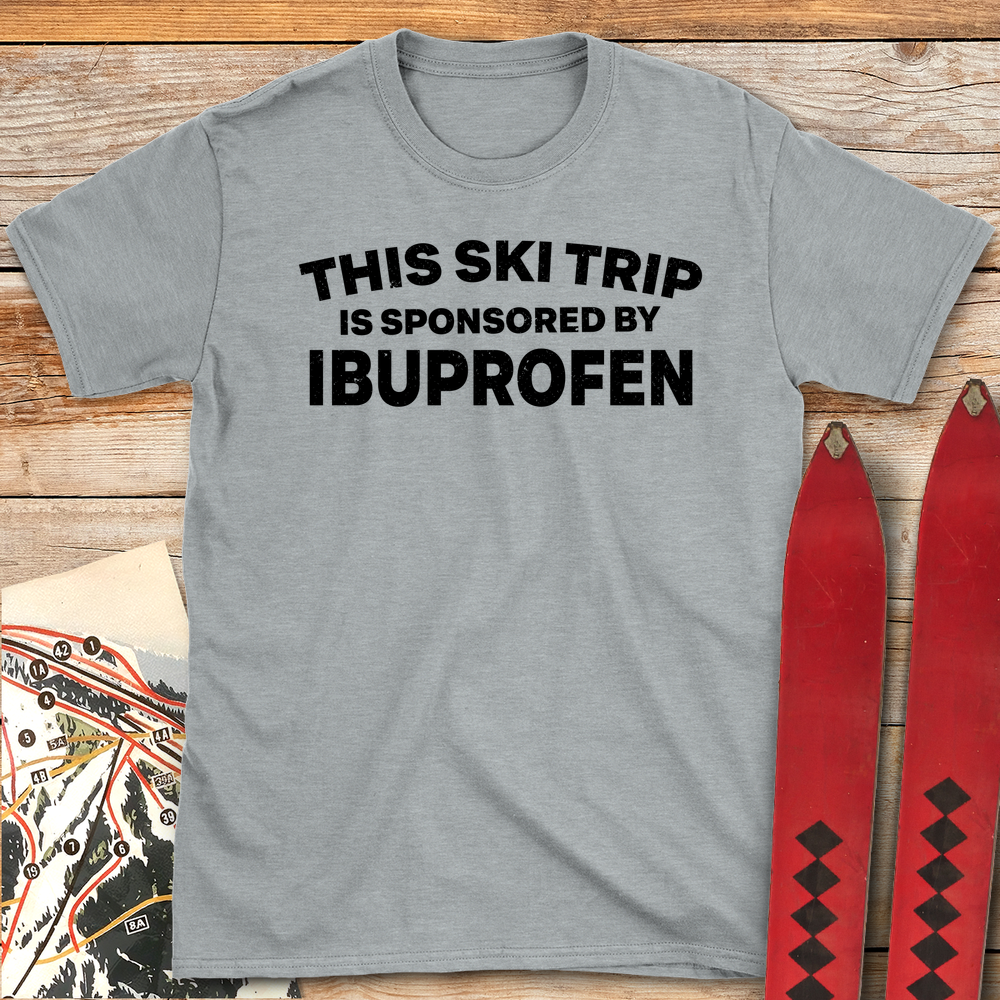 609 Sponsored By Ibuprofen White - Sport Grey