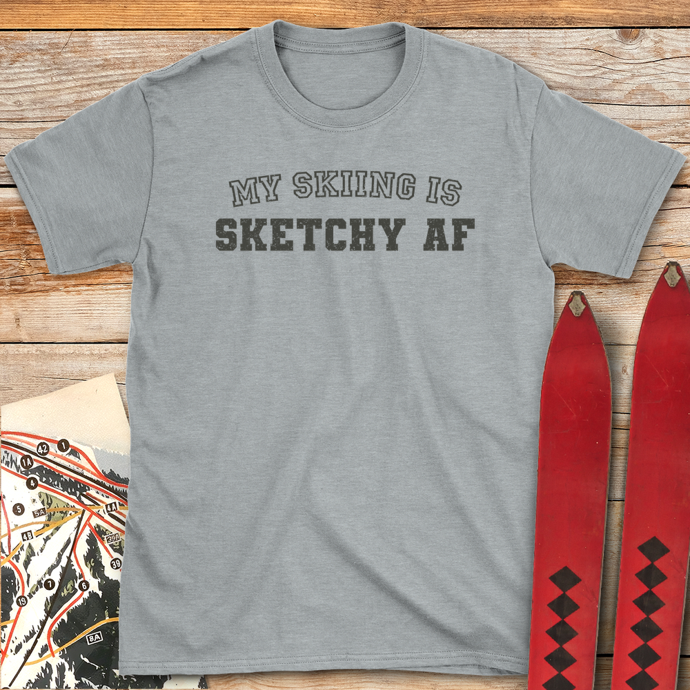 574 Sketchy Skier White - Sport Grey