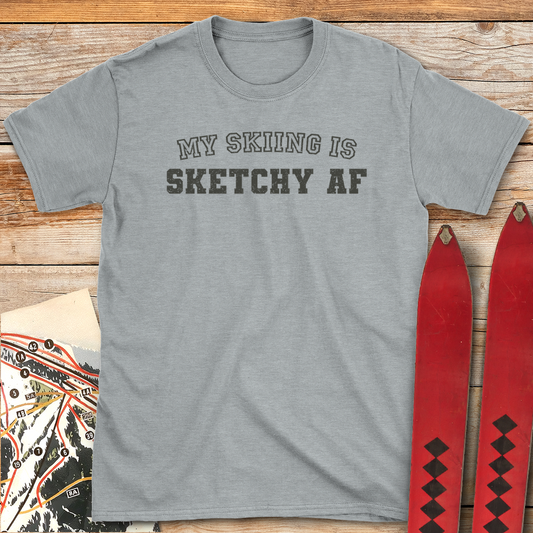 574 Sketchy Skier White - Sport Grey