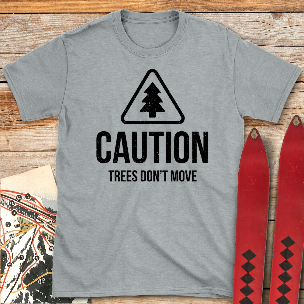 579 Trees Don T Move White - Sport Grey
