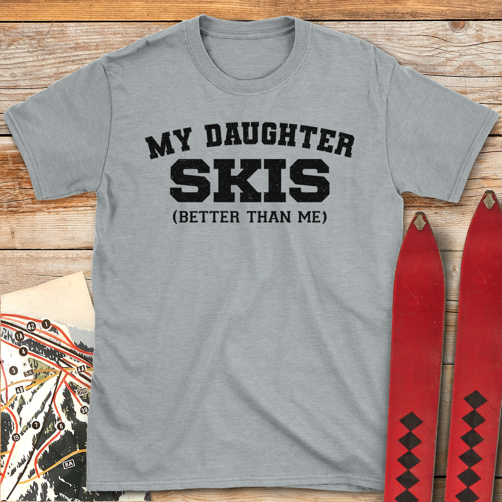 649 Daughter Skis Better White - Sport Grey