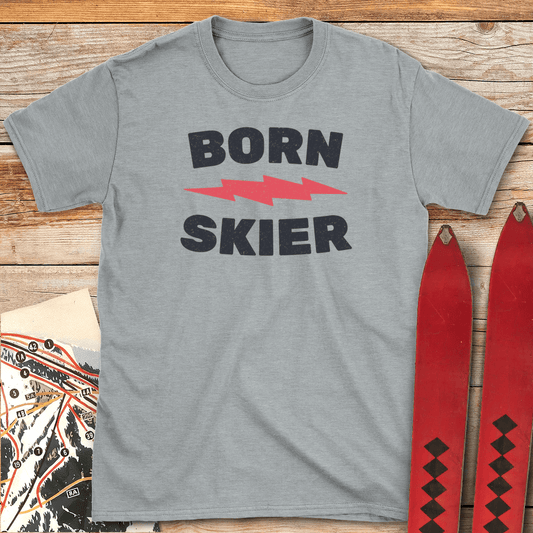 816 Born Skier White - Sport Grey