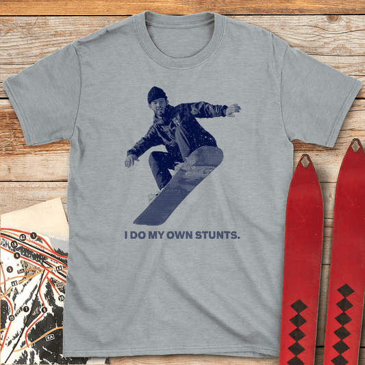841 Snowboard Stunts White - Sport Grey