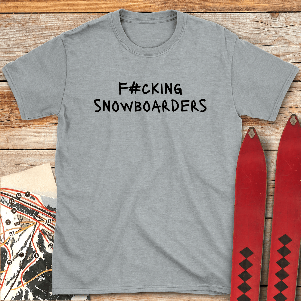 864 Fing Snowboarders White - Sport Grey