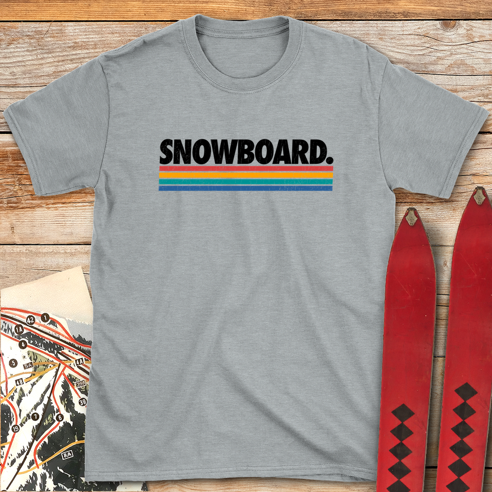 1013 Calssic Snowboard Line White - Sport Grey