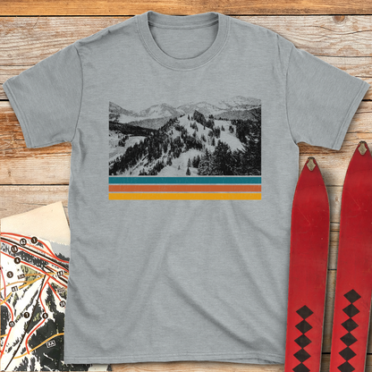 1056 Old School Landscape White - Sport Grey