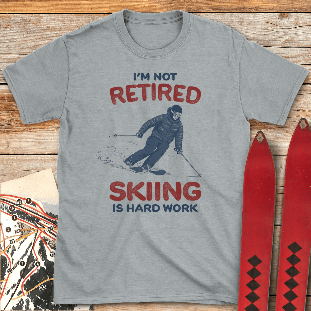 1094 I M Not Retired White - Sport Grey