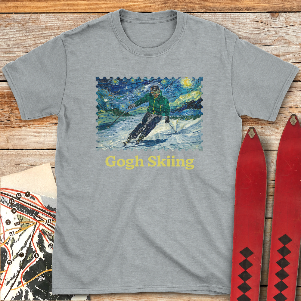 1237 Gogh Skiing - Sport Grey