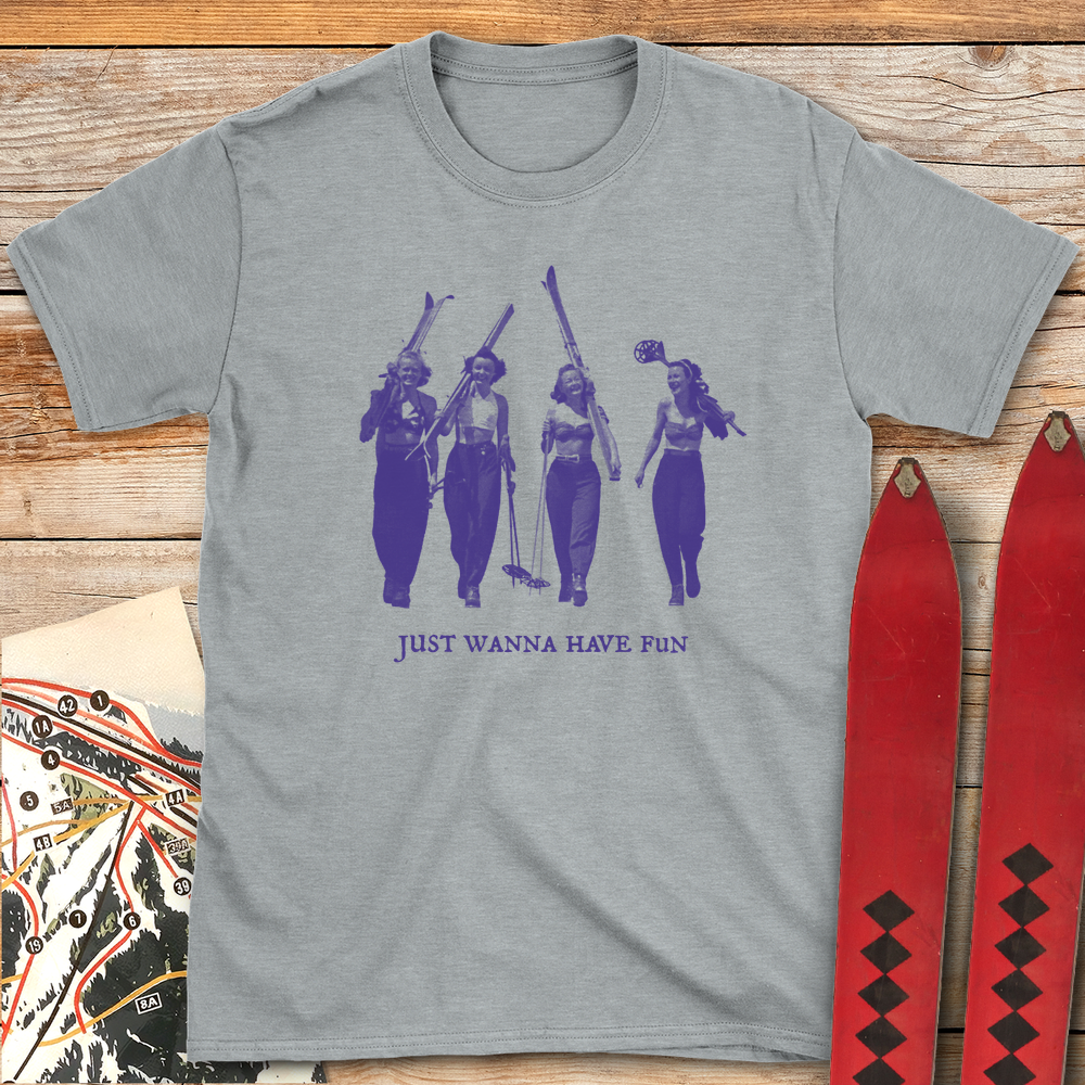 1257 Girls Gone Skiing - Sport Grey