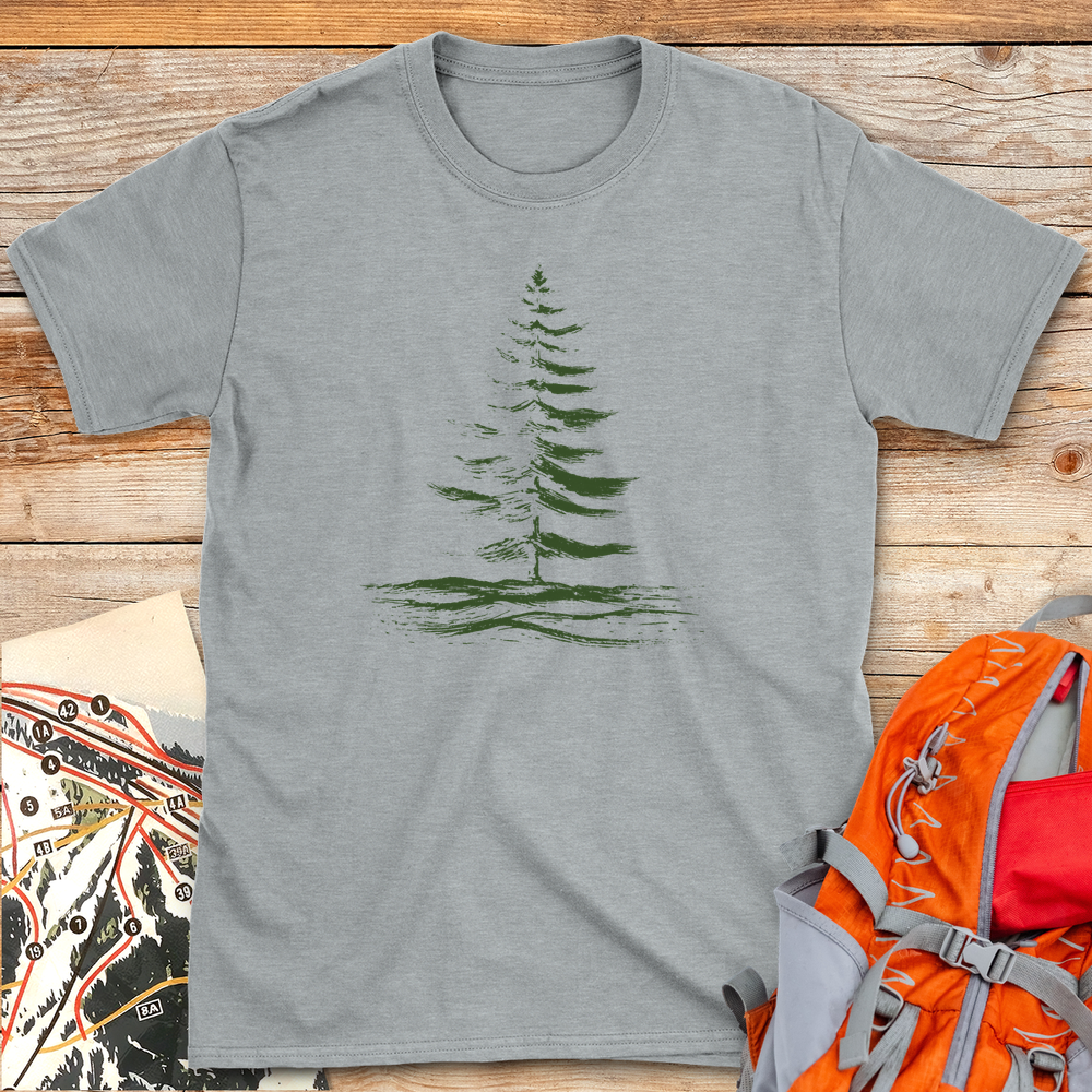 1315 Steady Brush Pine White - Sport Grey