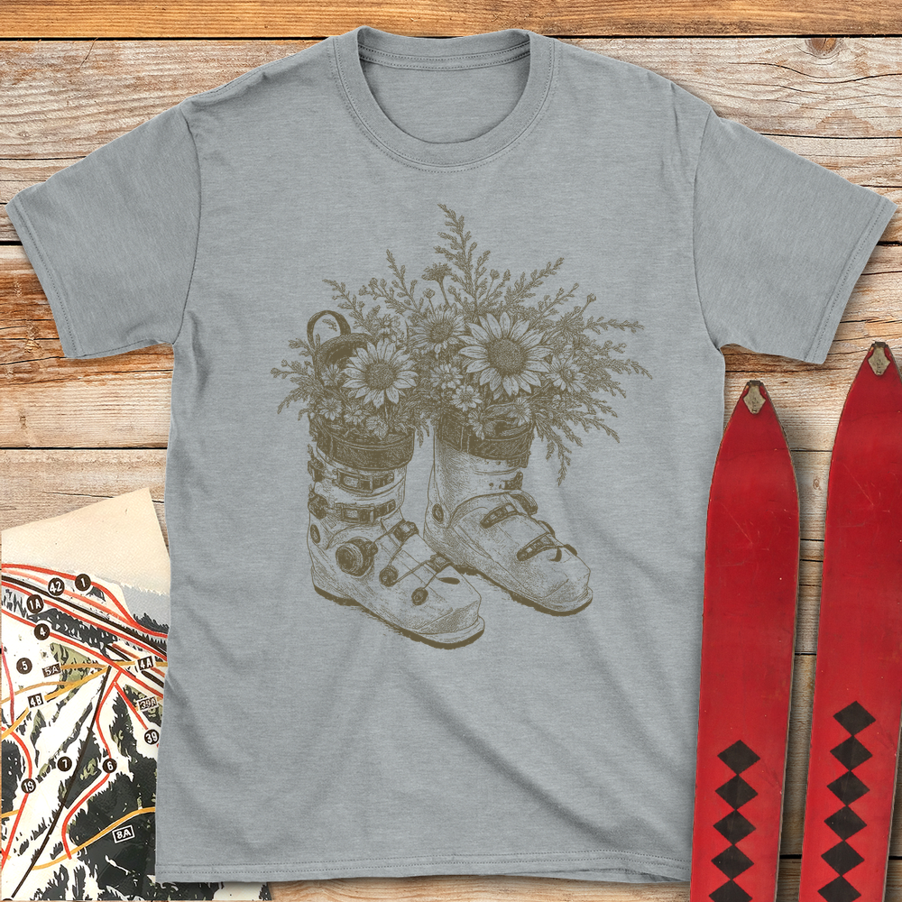 1356 Garden Ski Boots White - Sport Grey