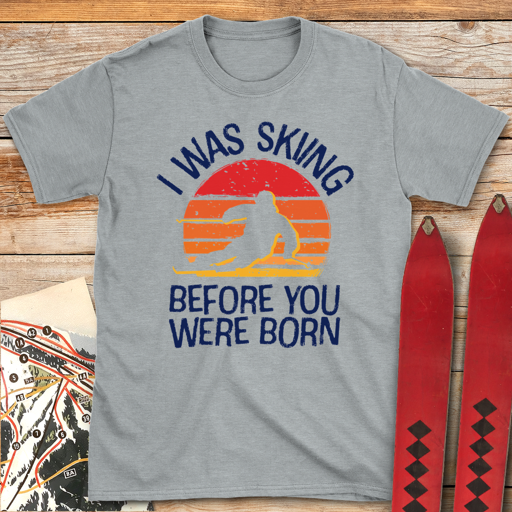 1373 Ski Before You White - Sport Grey