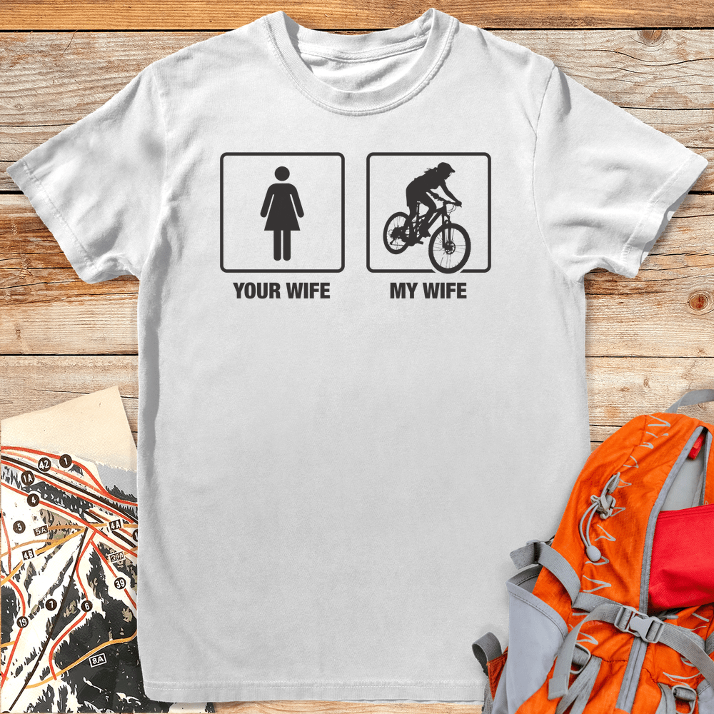 My Wife Bikes - White