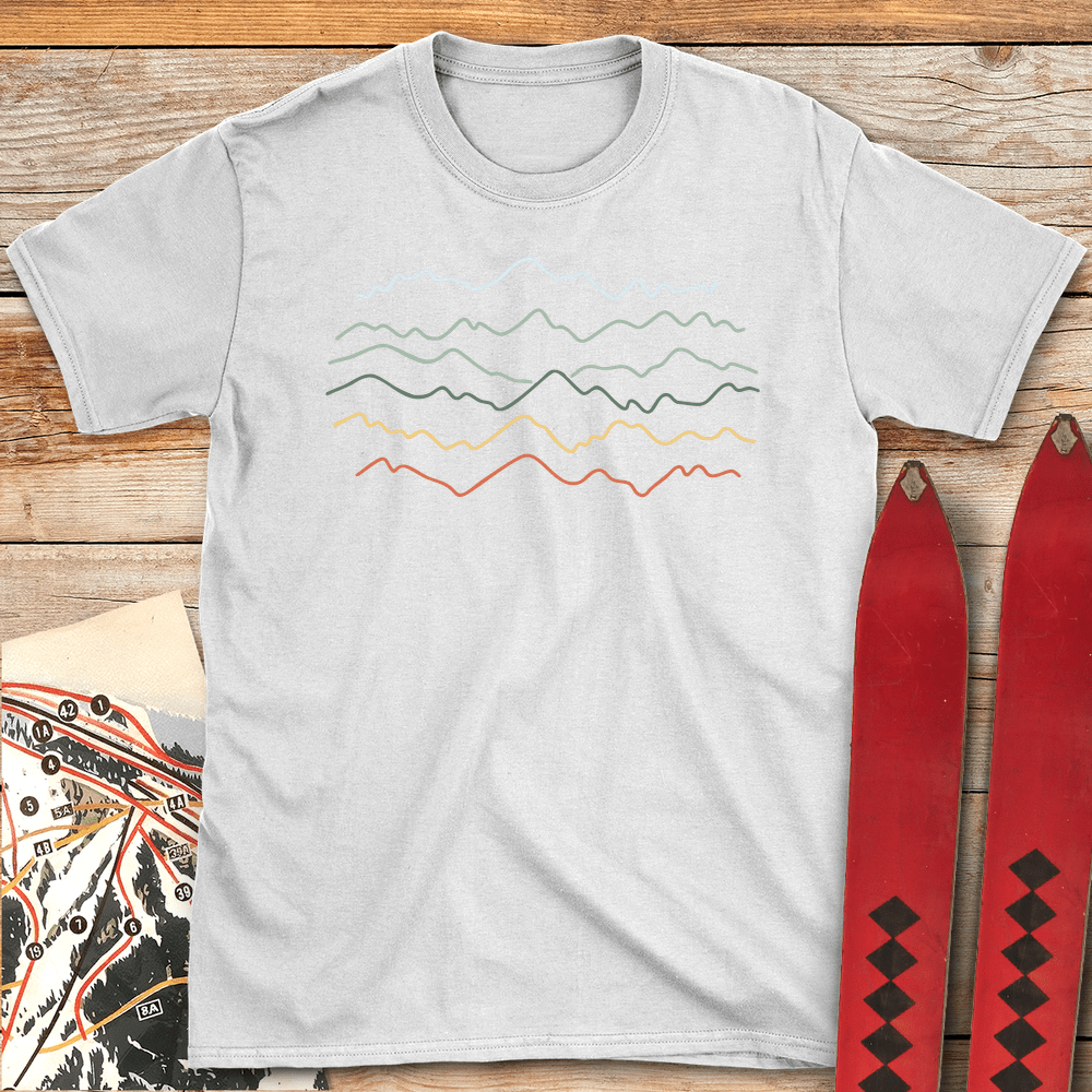 380 Landscape Lines Color - White