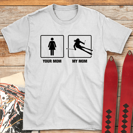 226 Your Mom Vs My Mom White - White
