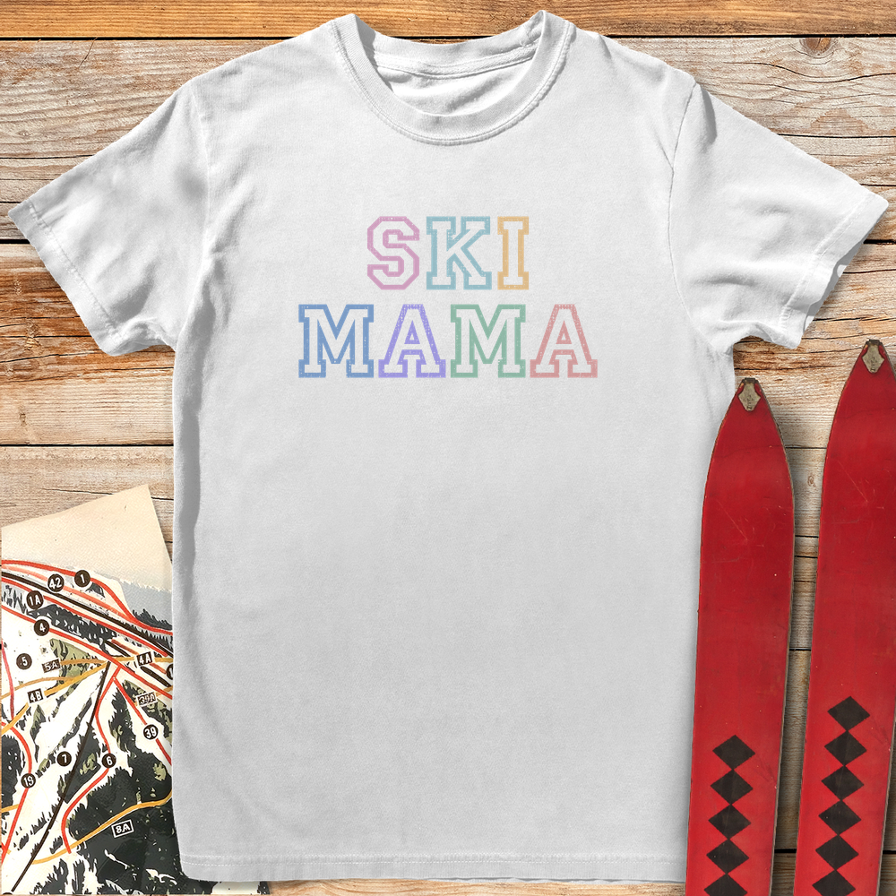 596 Ski Mama Color - White