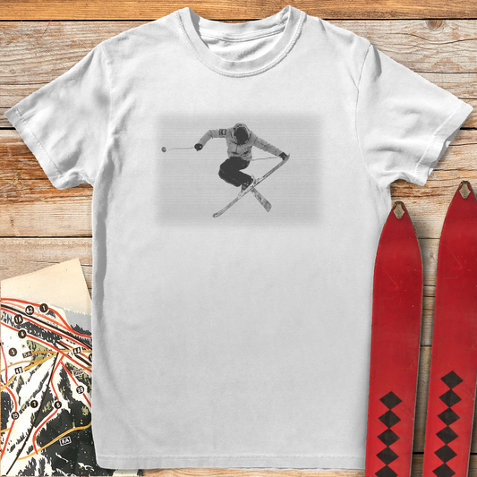 614 Halftone Tail Grab White - White