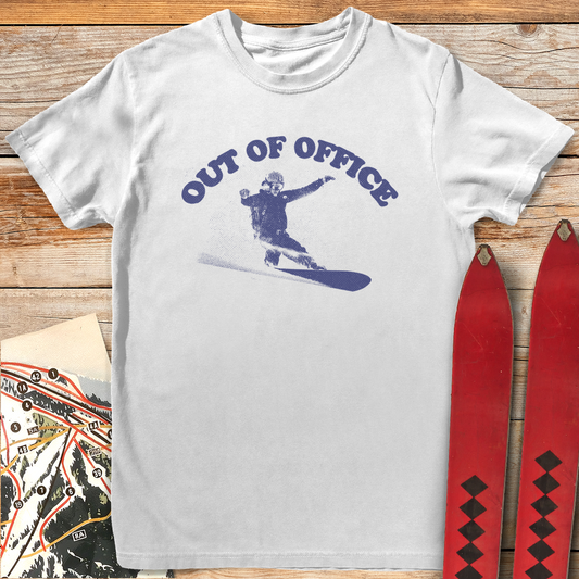 589 Out Of Office Snowboard White - White