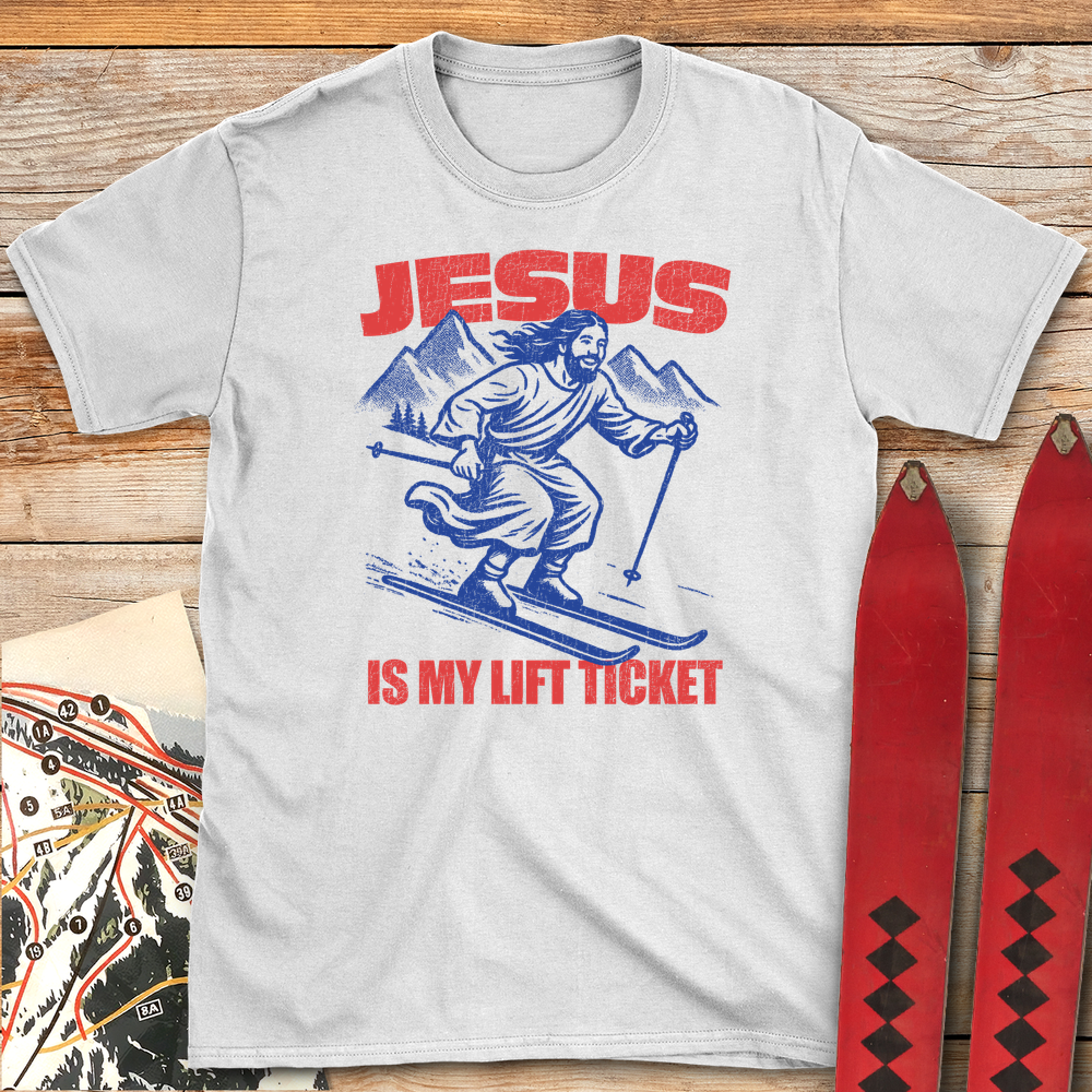 567 Jesus Lift Ticket - White