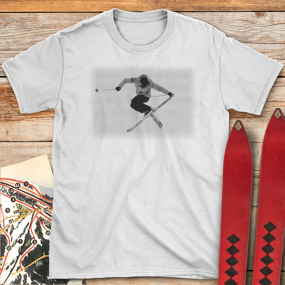 614 Halftone Tail Grab White - White