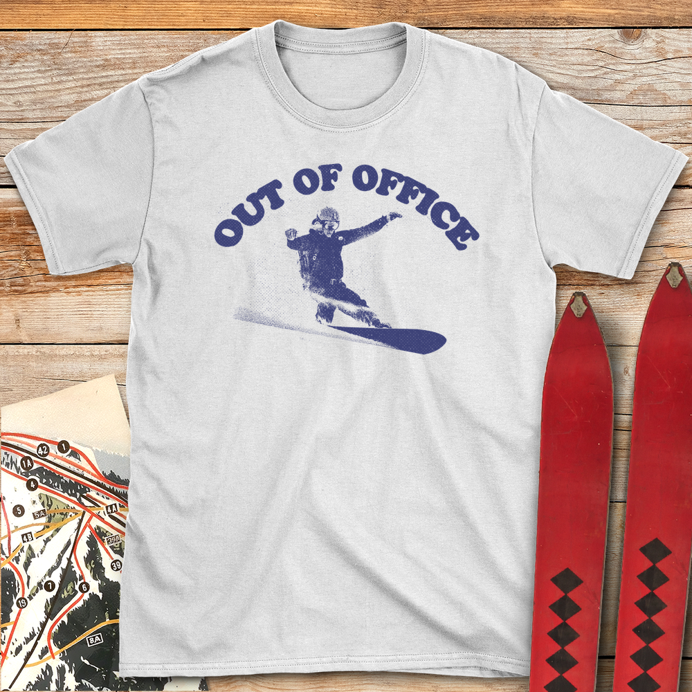 589 Out Of Office Snowboard White - White