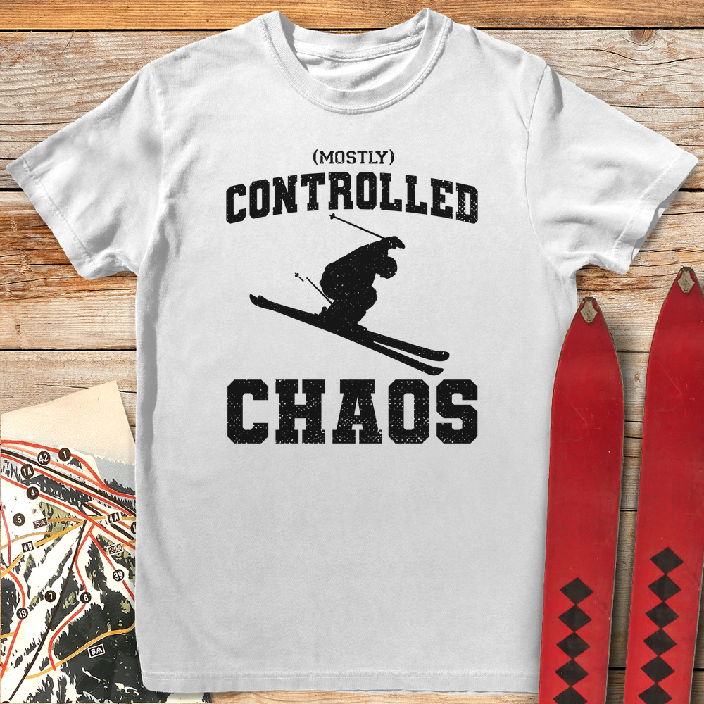 643 Controlled Chaos White - White