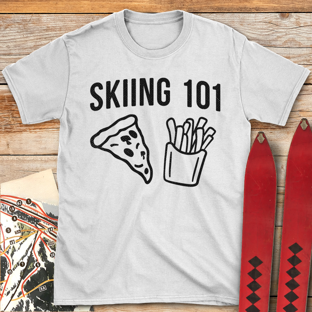 644 Skiing 101 White - White