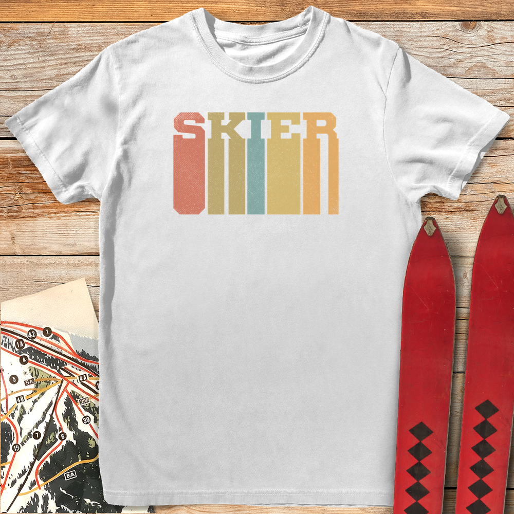 758 Tall Skier White - White