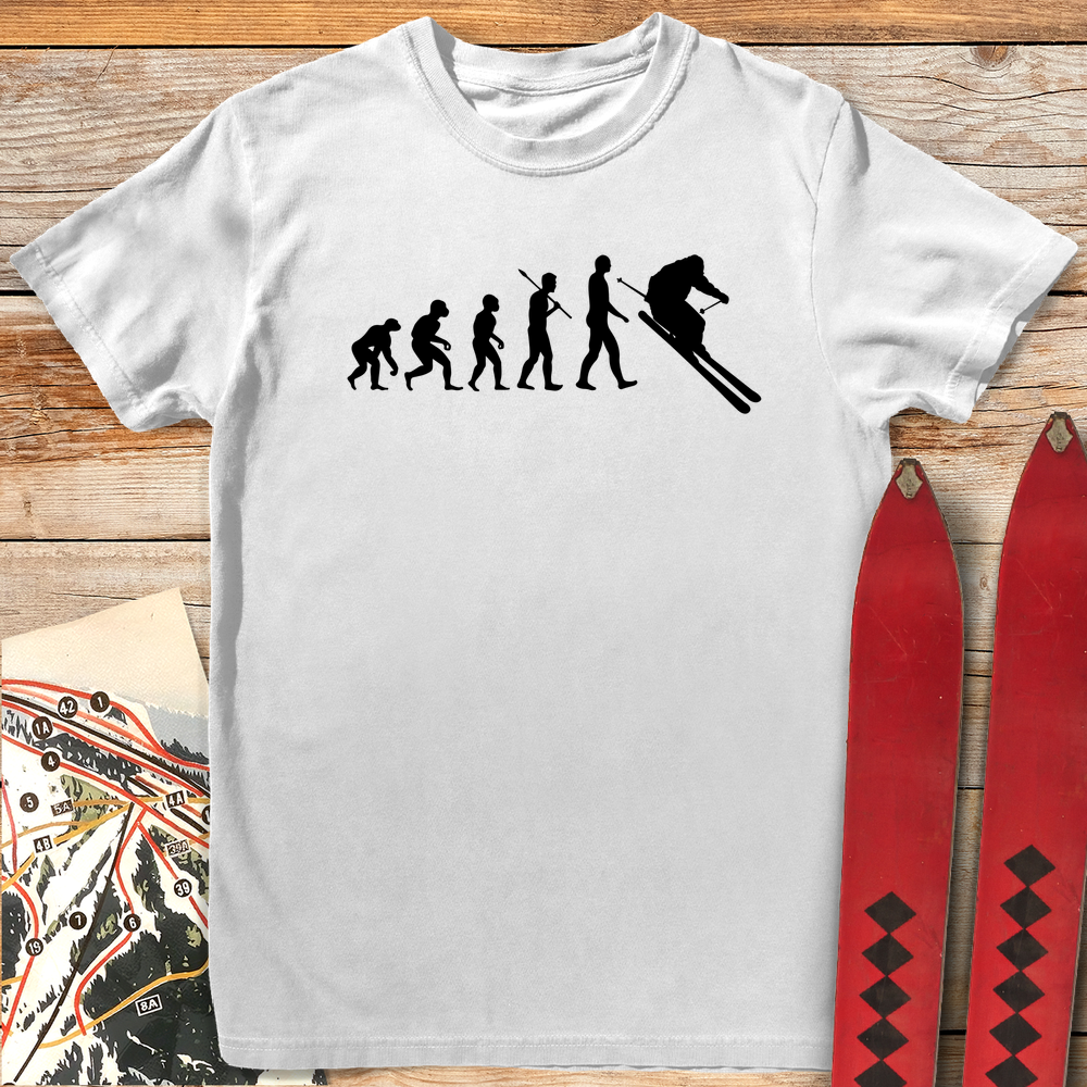 767 Evolution Of Skiers White - White