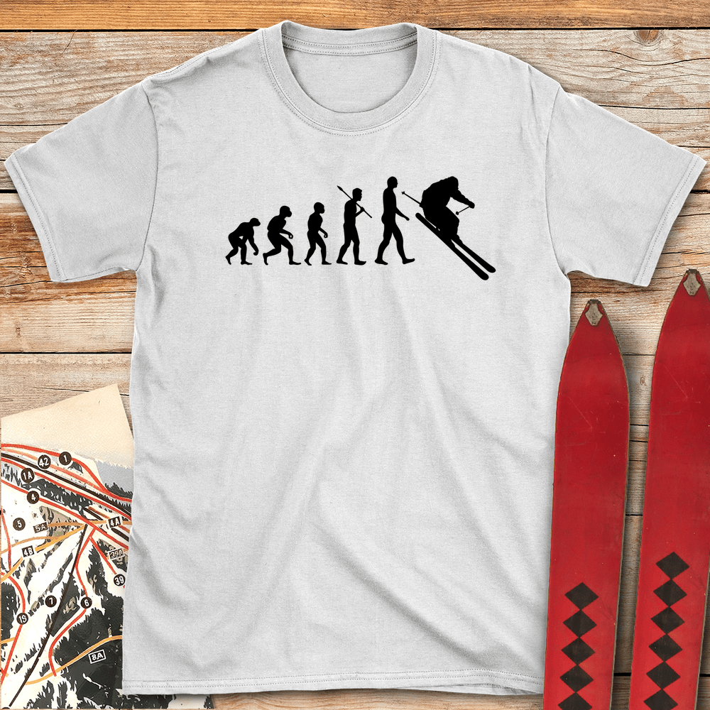 767 Evolution Of Skiers White - White