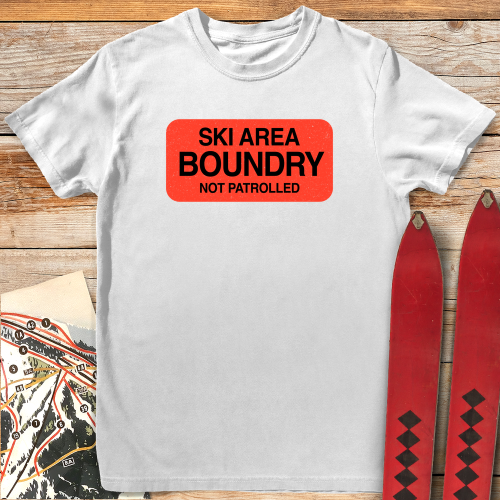 808 Ski Area Boundry - White