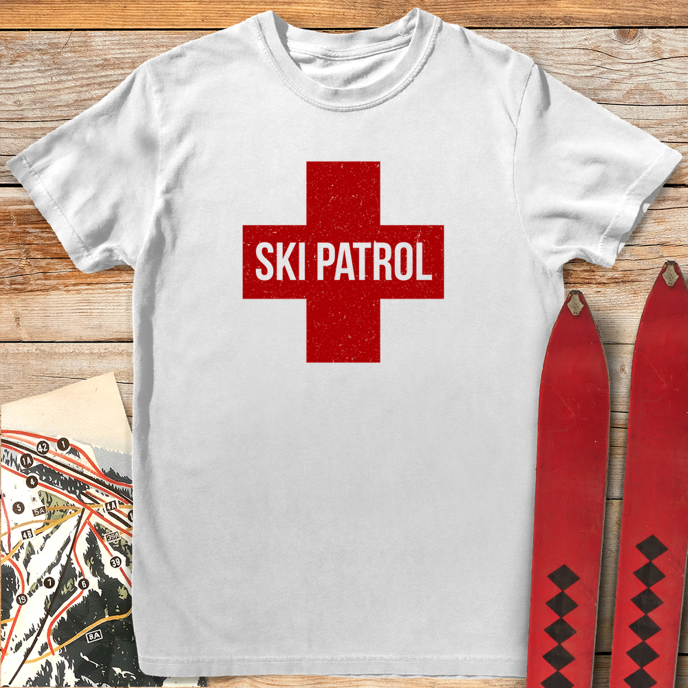 802 Ski Patrol Cross White - White