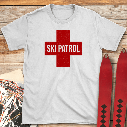 802 Ski Patrol Cross White - White