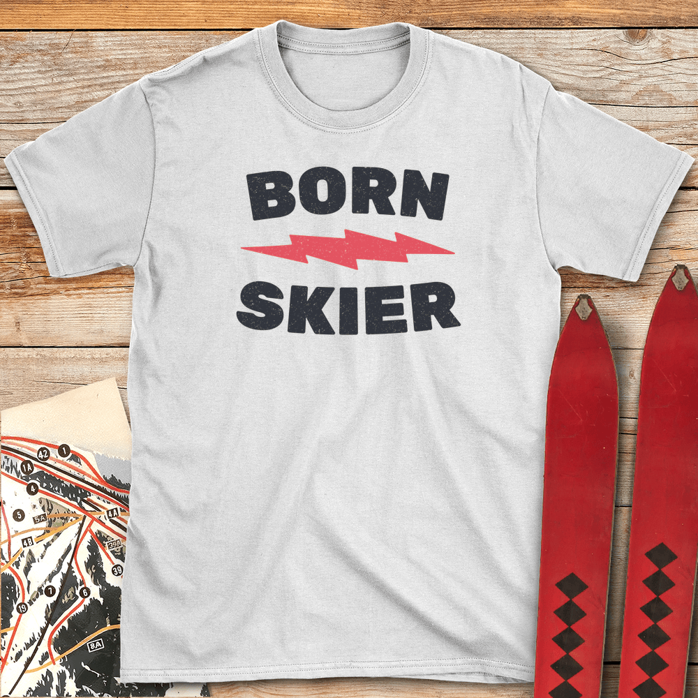 816 Born Skier White - White