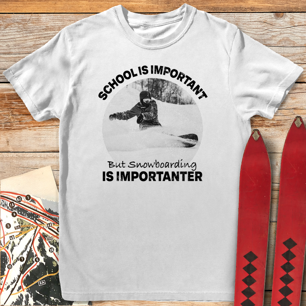 Snowboarding Importanter White - White