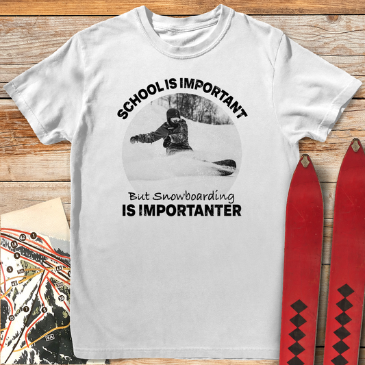 Snowboarding Importanter White - White