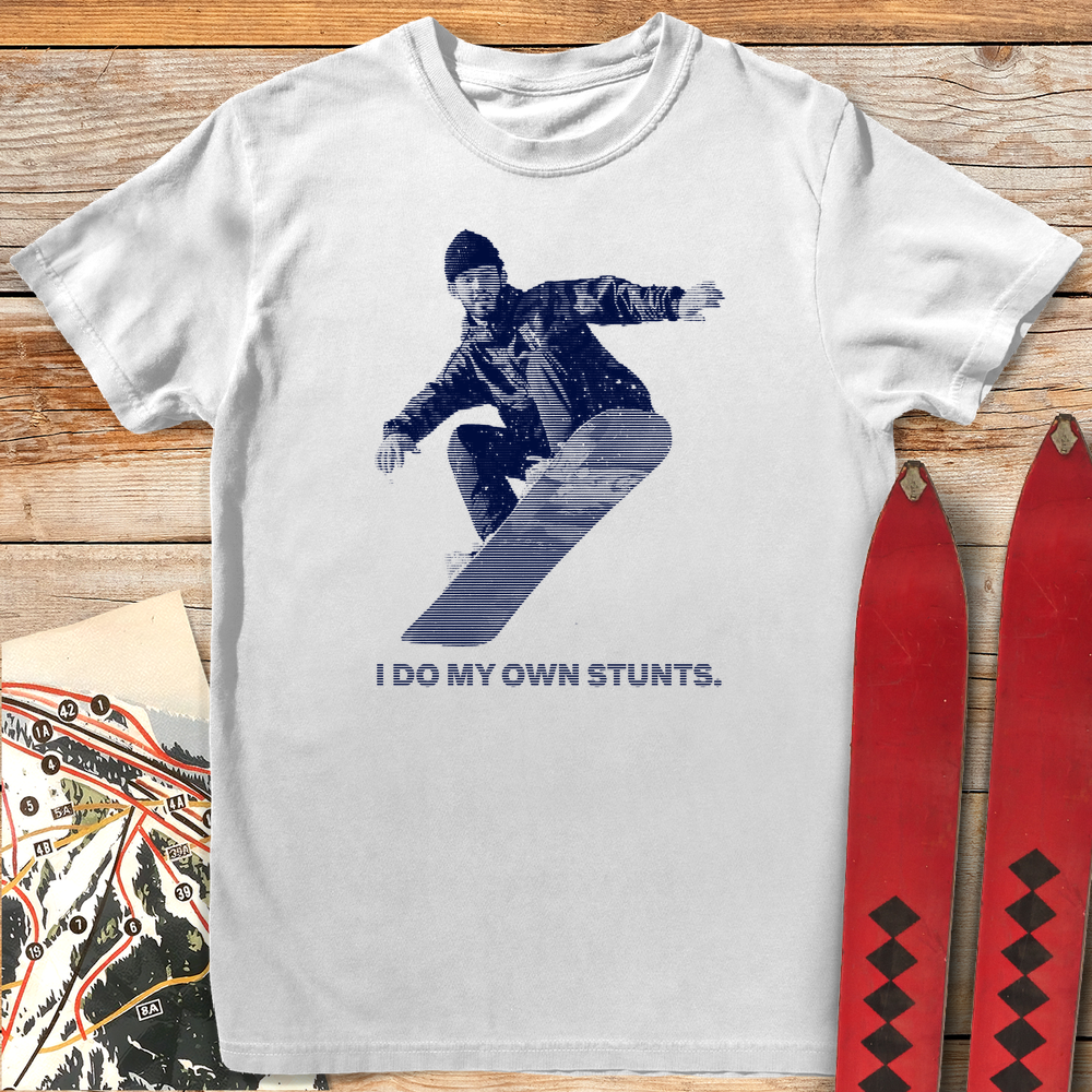 841 Snowboard Stunts White - White