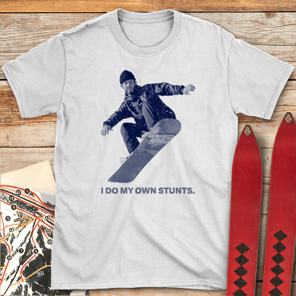 841 Snowboard Stunts White - White