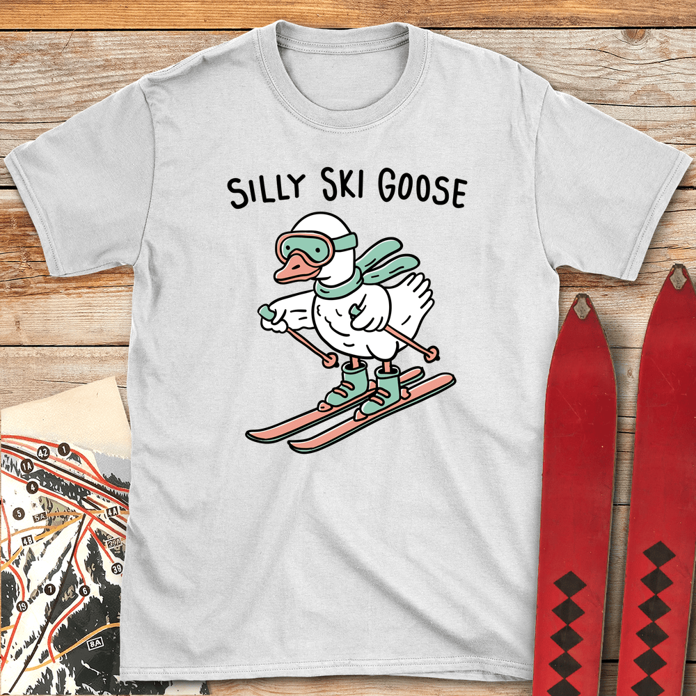 72 Silly Goose Skiing White - White