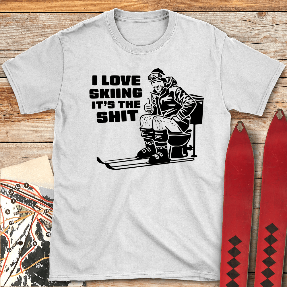 23 Skiing Is The Shit White - White