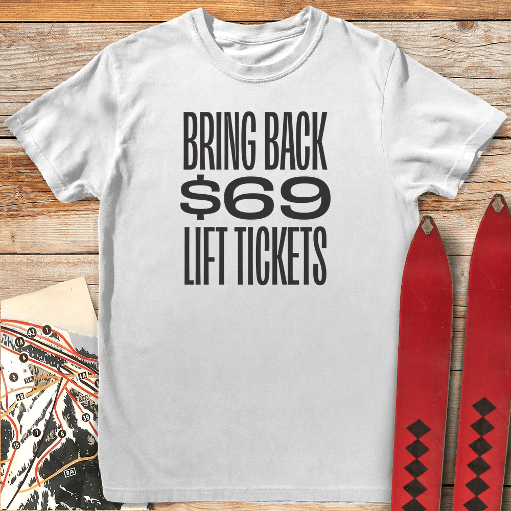 922 69 Lift Tickets White - White