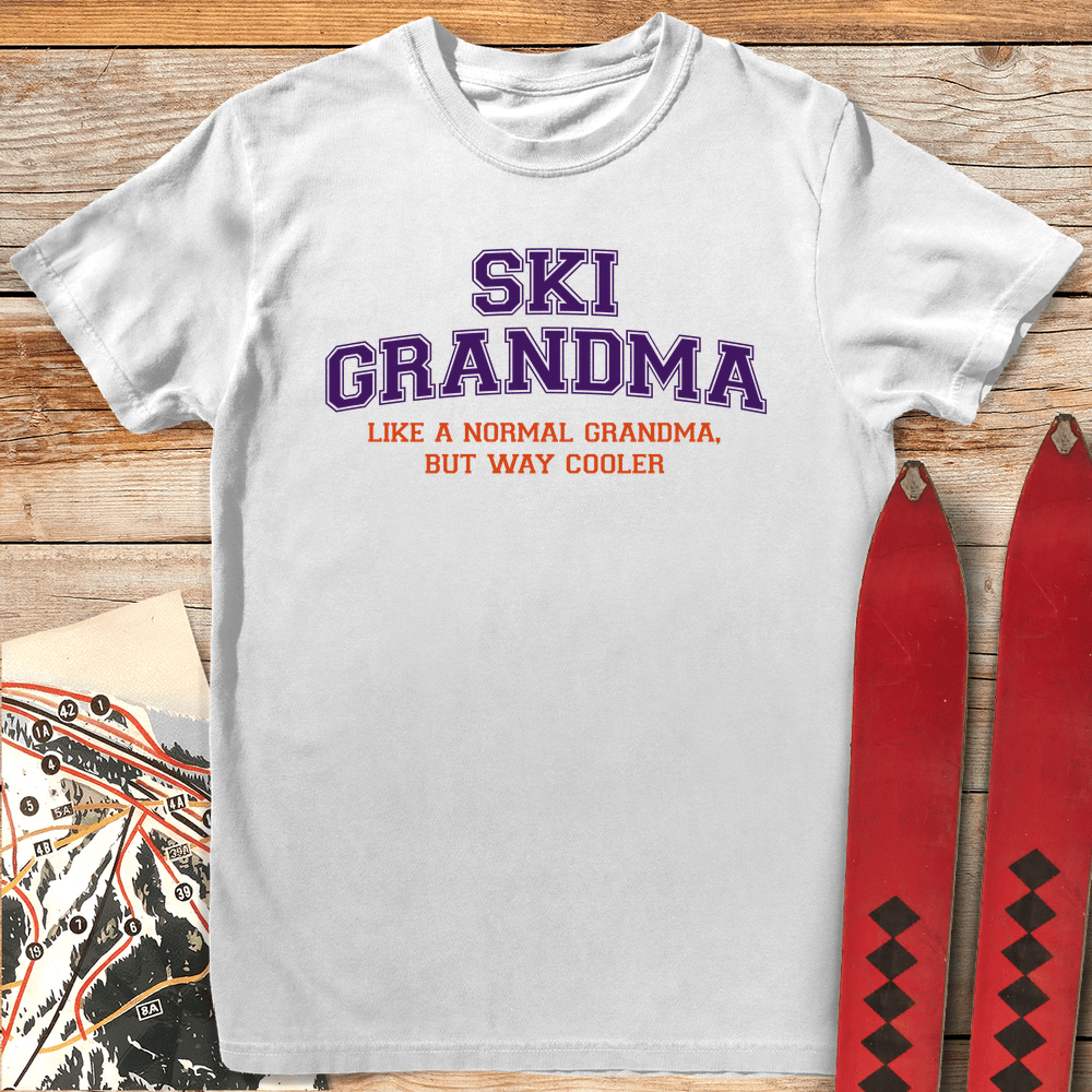 903 Ski Grandma White - White