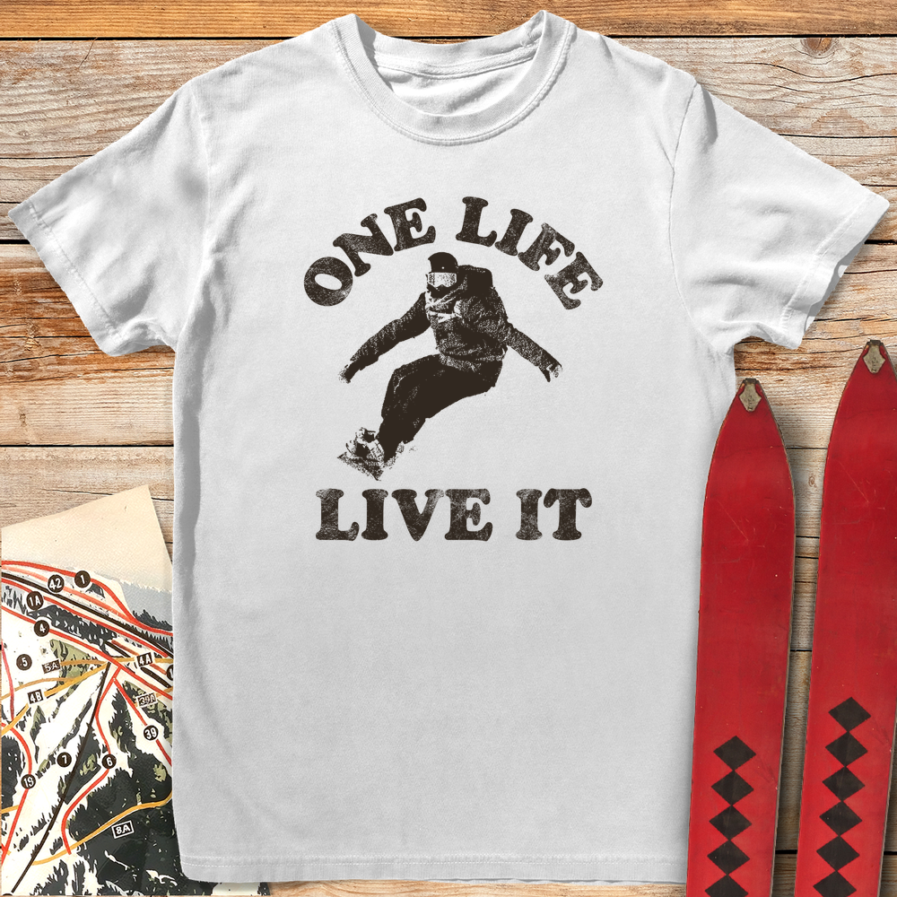 903 One Life Snowboard White - White