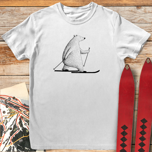 949 Bear Ski White - White