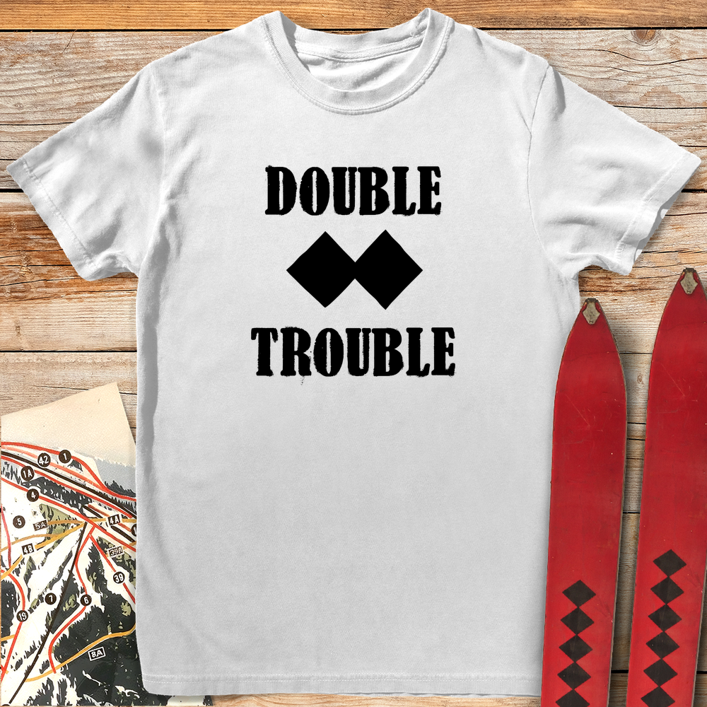 948 Double Trouble White - White