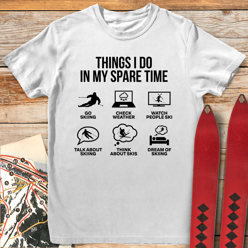 936 Spare Time Ski White - White