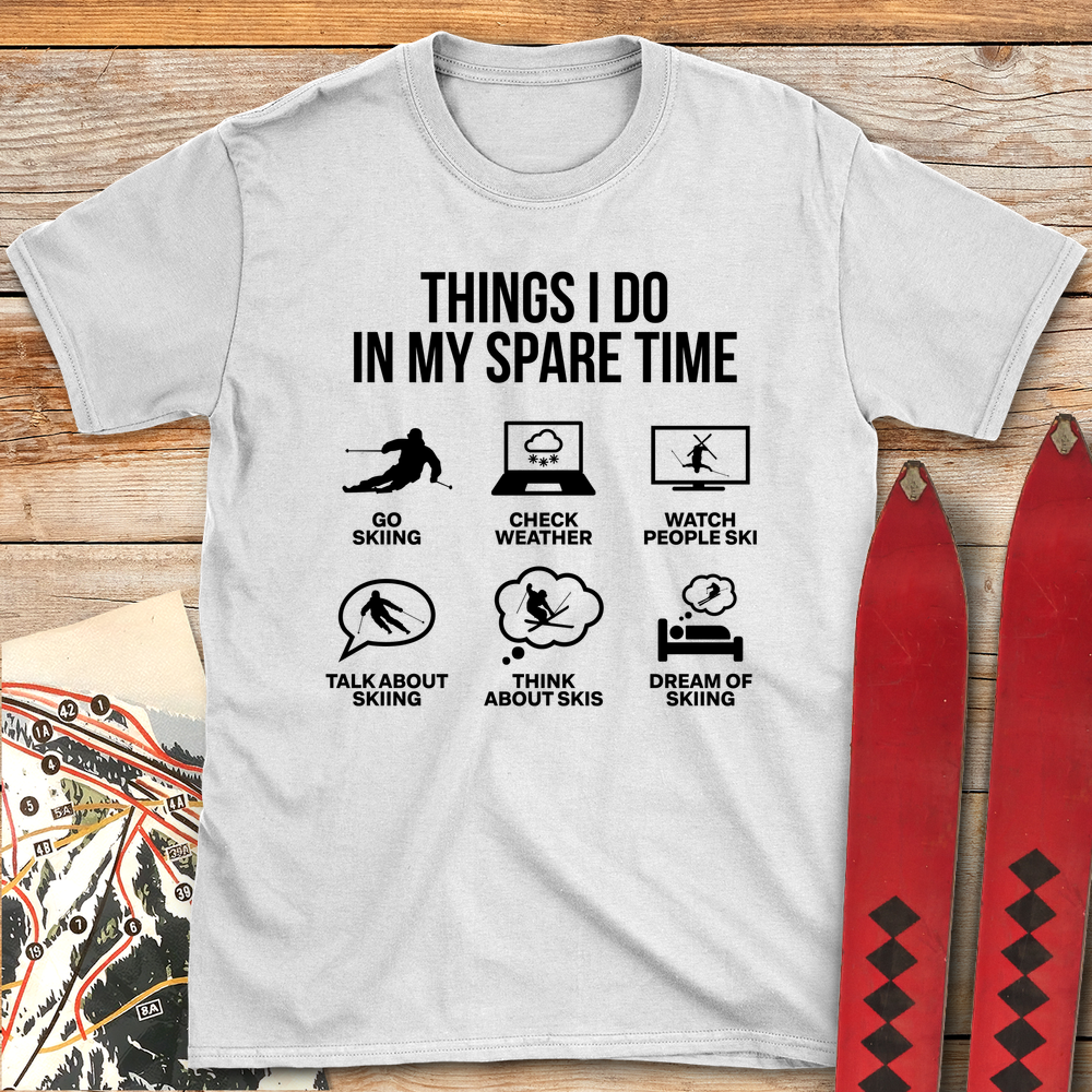 936 Spare Time Ski White - White