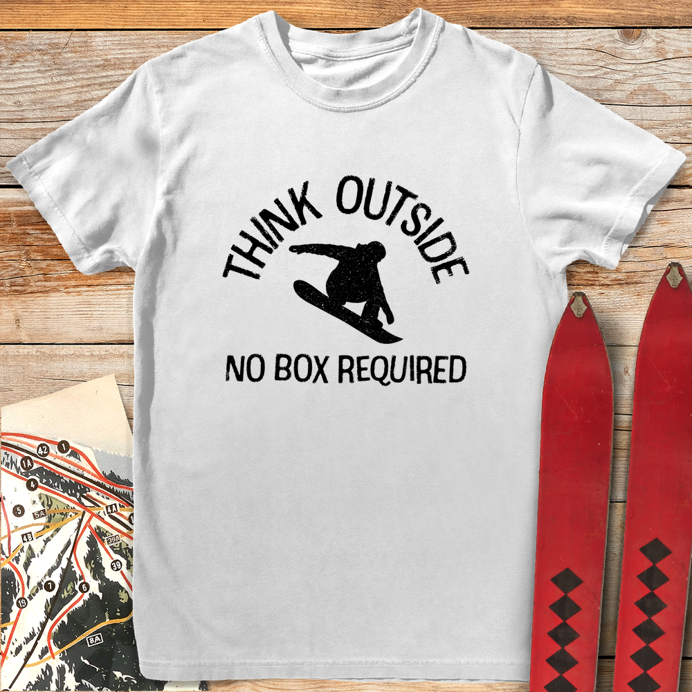 1021 Think Outside Snowboard White - White
