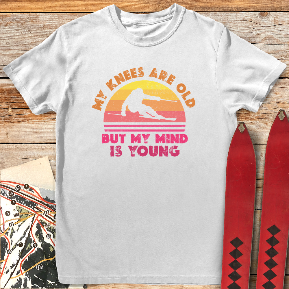 1011 Old Knees Young Mind White - White