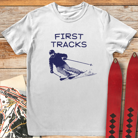 1059 First Tracks Skier White - White